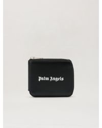 Palm Angels - Classic Logo Zip Around Wallet - Lyst