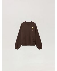Palm Angels - Feel High Regular Crewneck Sweatshirt - Lyst