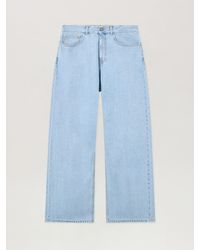 Palm Angels - Curved Logo Loose Jeans - Lyst