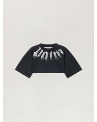 Palm Angels - Big Neck Logo Mini T-Shirt - Lyst