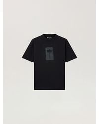 Palm Angels - Brushed Palm Tree Regular T-Shirt - Lyst