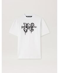 Palm Angels - Monogram Spray City T-Shirt Paris - Lyst