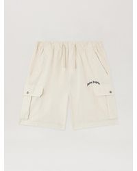 Palm Angels - Curved Logo Loose Cargo Shorts - Lyst