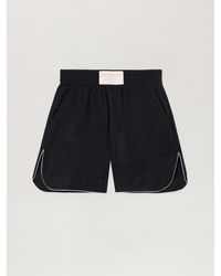 Palm Angels - Curved Logo Shorts - Lyst