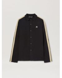 Palm Angels - Monogram Polo Track Shirt - Lyst