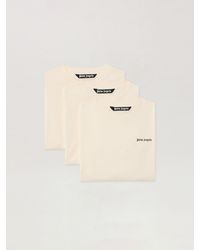 Palm Angels - Classic Logo Three-Pack T-Shirt Off - Lyst