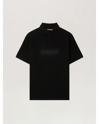 Palm Angels - Logo Spray Regular Polo Shirt - Lyst