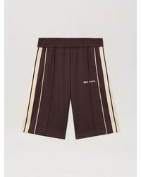 Palm Angels - Classic Logo Vintage Track Shorts - Lyst