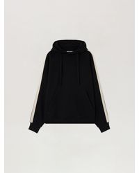 Palm Angels - Back Curved Logo Track Hoodie - Lyst