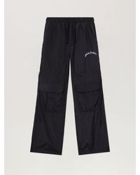Palm Angels - Curved Logo Drawstring Cargo Pants - Lyst
