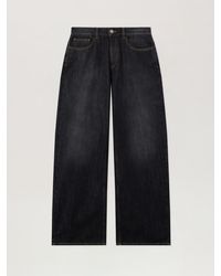 Palm Angels - Curved Logo Loose Jeans - Lyst