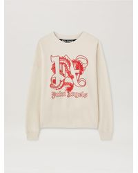 Palm Angels - Sweatshirt With Dragon - Lyst