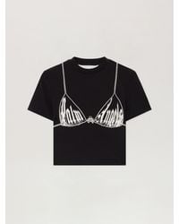 Palm Angels - Palm Bra Baby T-Shirt - Lyst