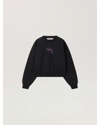 Palm Angels - Icon Palm Loose Crop Crew - Lyst