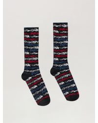 Palm Angels - Flames Flag Jacquard Socks - Lyst