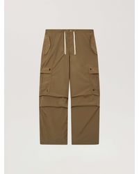 Palm Angels - Palm Type Loose Cargo Pants Kaki - Lyst