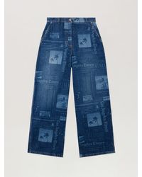 Palm Angels - Paxlatimes Baggy Denim Pants Medium - Lyst