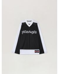 Palm Angels - Thai Logo Mesh Loose Long-Sleeved T-Shirt - Lyst