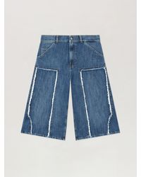Palm Angels - Curved Logo Skater Shorts - Lyst