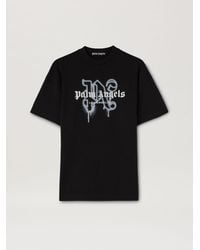 Palm Angels - Monogram Spray City T-Shirt Los Angels - Lyst