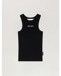 Palm Angels - Classic Logo Fitted Tank Top - Lyst
