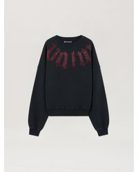 Palm Angels - Big Neck Logo Loose Sweatshirt - Lyst