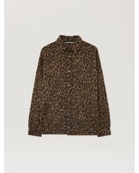 Palm Angels - Classic Logo Animalier Overshirt - Lyst