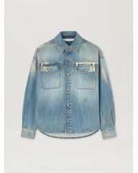 Palm Angels - Coated Denim Shirt - Lyst