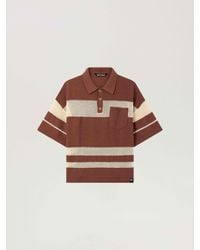 Palm Angels - Palm Type Loose Knit Polo - Lyst