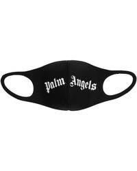 Palm Angels Logo Face Mask - Black