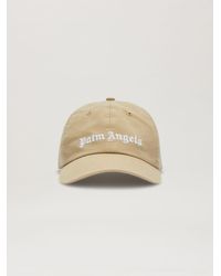 Palm Angels Embroidered-logo Cap - Natural