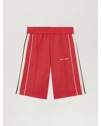 Palm Angels - Classic Logo Vintage Track Shorts - Lyst