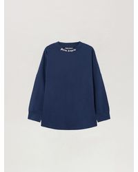 Palm Angels - Classic Logo Long-Sleeved Over T-Shirt - Lyst