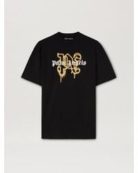 Palm Angels - Las Vegas Monogram Spray Tee - Lyst