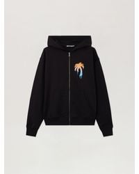 Palm Angels - I Love Pa Zipped Hoodie - Lyst