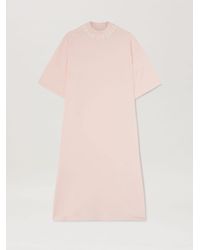 Palm Angels - Logo T-shirt Dress Pink - Lyst