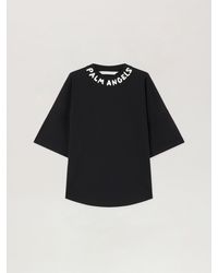 Palm Angels - Neck Logo Over T-Shirt - Lyst