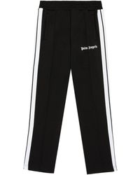 palm angels blue classic track pants