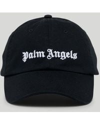 Palm Angels - Black Logo Cap - Lyst