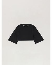 Palm Angels - Back Curved Logo Mini T-Shirt - Lyst