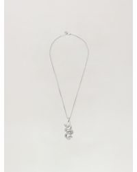 Palm Angels - Snake Box Logo Necklace - Lyst