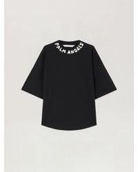 Palm Angels - Neck Logo Over T-Shirt - Lyst