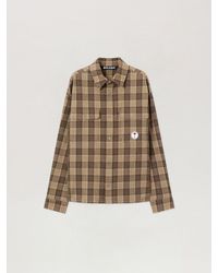 Palm Angels - Tree Logo Check Loose Overshirt - Lyst