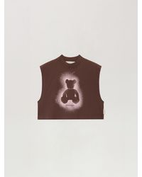 Palm Angels - Spray Bear Boxy Tank Top - Lyst