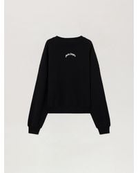 Palm Angels - Back Curved Logo Loose Sweatshirt - Lyst