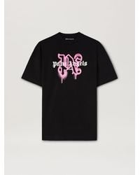 Palm Angels - Monogram Spray City T-shirt Miami - Lyst