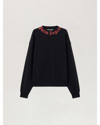 Palm Angels - Neck Logo Sweatshirt - Lyst
