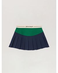 Palm Angels - Classic Logo Pleated Skirt - Lyst