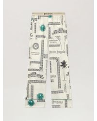 Palm Angels - Dollar Print Pajama Pants Ivory - Lyst