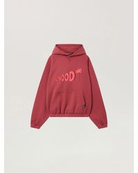 Palm Angels - Sunset Blvd Palm Loose Hoodie Brick - Lyst